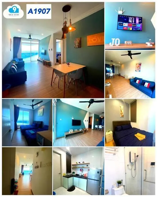 2Br Seaview Melaka - 1Km Jonker Walk L Smart Tv L Wifi Apartment Malaysia