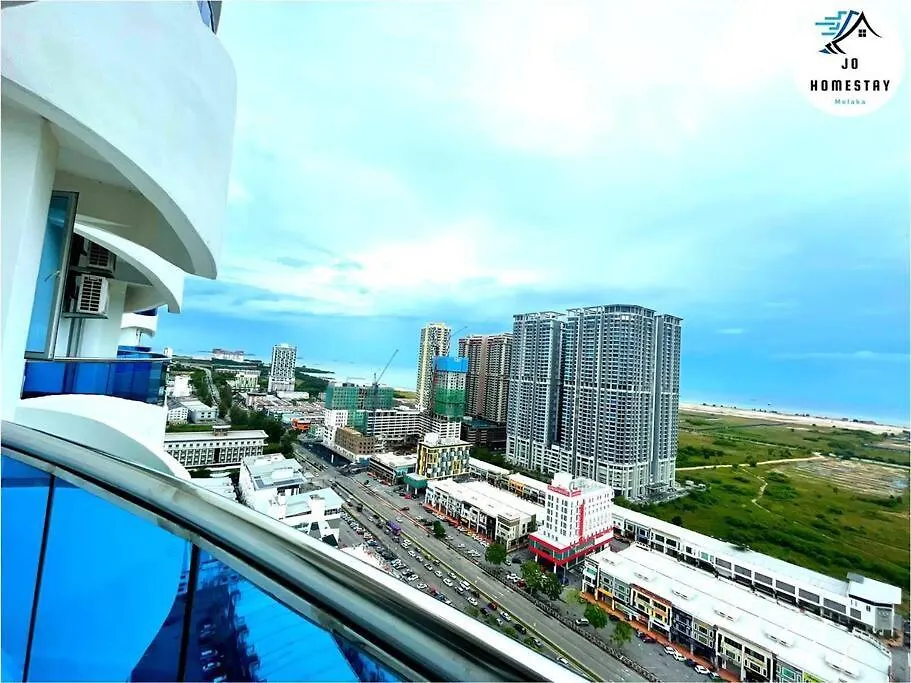 2Br Seaview Melaka - 1Km Jonker Walk L Smart Tv L Wifi Διαμέρισμα Malacca