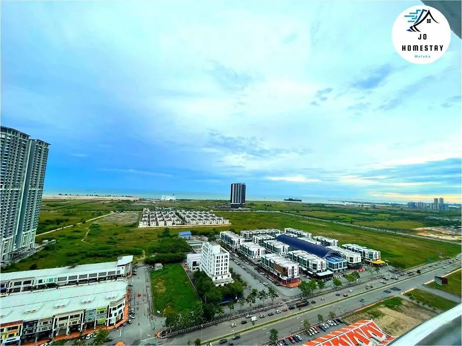 2Br Seaview Melaka - 1Km Jonker Walk L Smart Tv L Wifi Διαμέρισμα 0*, Malacca Μαλαισία